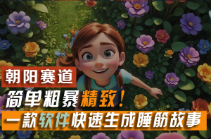 利用一款软件5分钟一条爆款睡筋故事，简单粗暴精致！小白月入2w+-风口项目网_项目资源_网络赚钱副业分享_创业项目_兼职副业_中创网_抖音教程