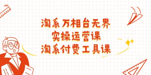 淘系-万相台无界实操运营课：淘系 付费工具课（40节课）-风口项目网_项目资源_网络赚钱副业分享_创业项目_兼职副业_中创网_抖音教程