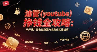 油管(youtube)挣钱全攻略：从开通广告收益到国内收款的实操指南(更新)-风口项目网_项目资源_网络赚钱副业分享_创业项目_兼职副业_中创网_抖音教程