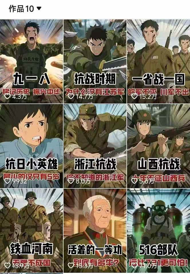 图片[2]-动漫历史类视频制作全流程，学文案撰写、分镜提示词，掌握动漫图生成+抠图配音剪辑-风口项目网_项目资源_网络赚钱副业分享_创业项目_兼职副业_中创网_抖音教程