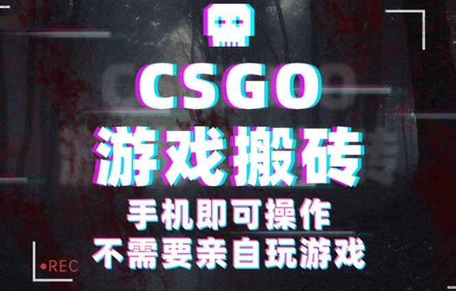 CSGO游戏挂机捡漏，单日扫货500+，年底小高峰上车可吃肉，手机即可操作...-风口项目网_项目资源_网络赚钱副业分享_创业项目_兼职副业_中创网_抖音教程