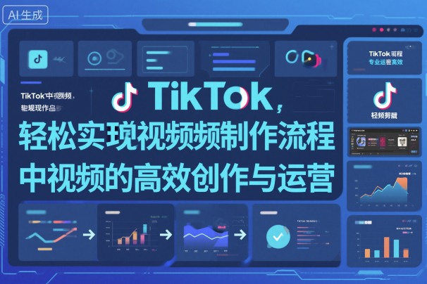 TikTok中视频制做流程，轻松实现Tk中视频的高效创作与运营-风口项目网_项目资源_网络赚钱副业分享_创业项目_兼职副业_中创网_抖音教程