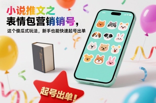 小说推文之表情包营销号，这个傻瓜式玩法，新手也能快速起号出单-风口项目网_项目资源_网络赚钱副业分享_创业项目_兼职副业_中创网_抖音教程