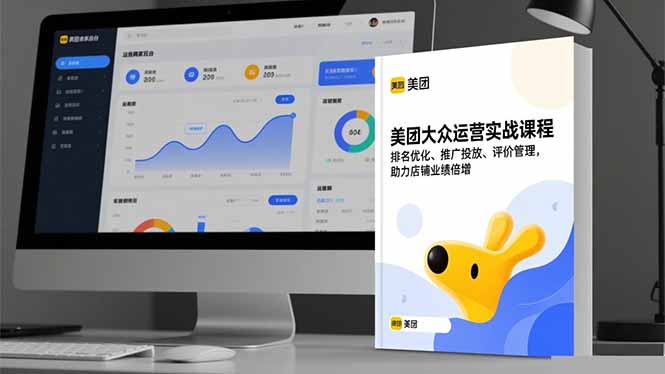 美团大众运营实战课程，排名优化、推广投放、评价管理，助力店铺业绩倍增-风口项目网_项目资源_网络赚钱副业分享_创业项目_兼职副业_中创网_抖音教程