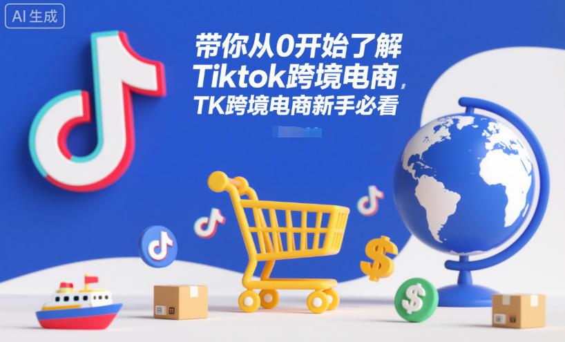 带你从0开始了解Tiktok跨境电商,TK跨境电商新手必看-风口项目网_项目资源_网络赚钱副业分享_创业项目_兼职副业_中创网_抖音教程