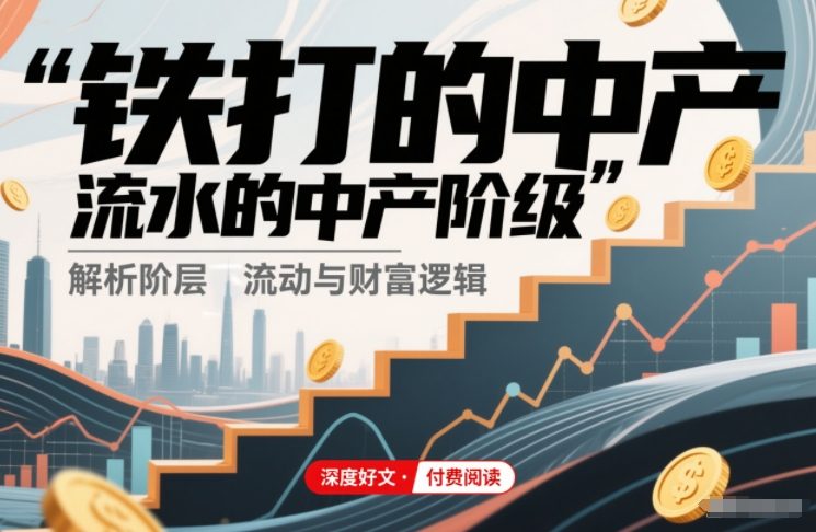 付费文章：铁打的中产，流水的中产阶级-风口项目网_项目资源_网络赚钱副业分享_创业项目_兼职副业_中创网_抖音教程