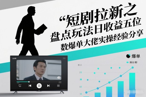 短剧拉新之盘点玩法日收益五位数爆单大佬实操经验分享-风口项目网_项目资源_网络赚钱副业分享_创业项目_兼职副业_中创网_抖音教程