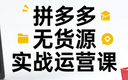 子枫老师·拼多多无货源实战运营课(更新12月)-风口项目网_项目资源_网络赚钱副业分享_创业项目_兼职副业_中创网_抖音教程